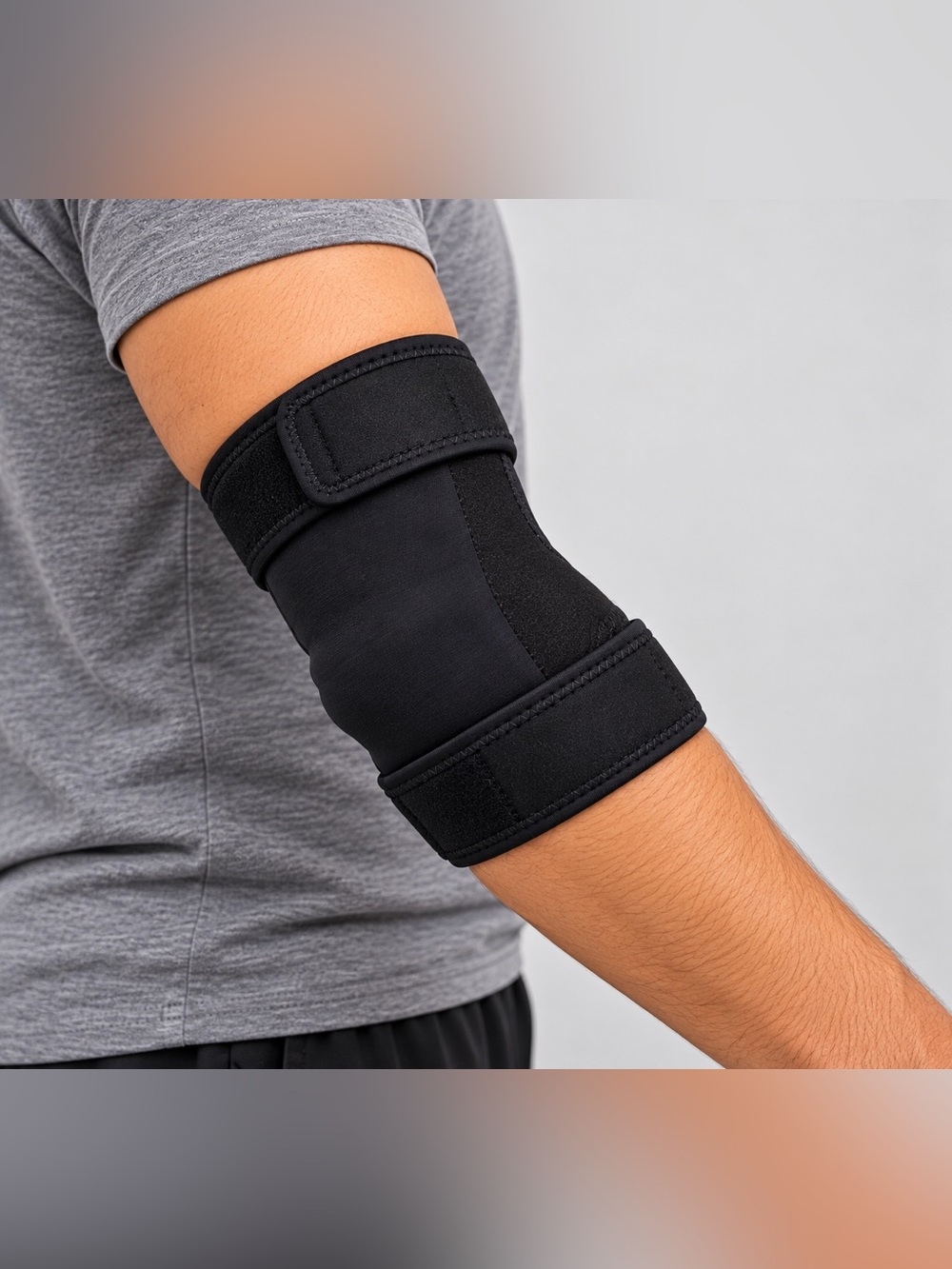 Support & Protect Black Elbow Brace